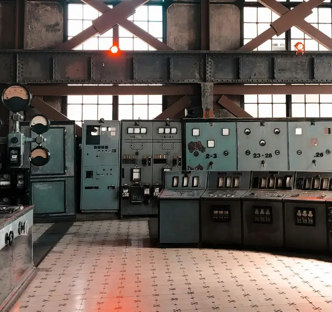A circuit brakers room of a company